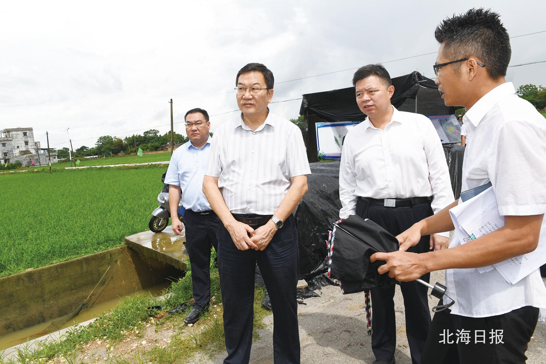 蔡锦军调研高标准农田建设工作